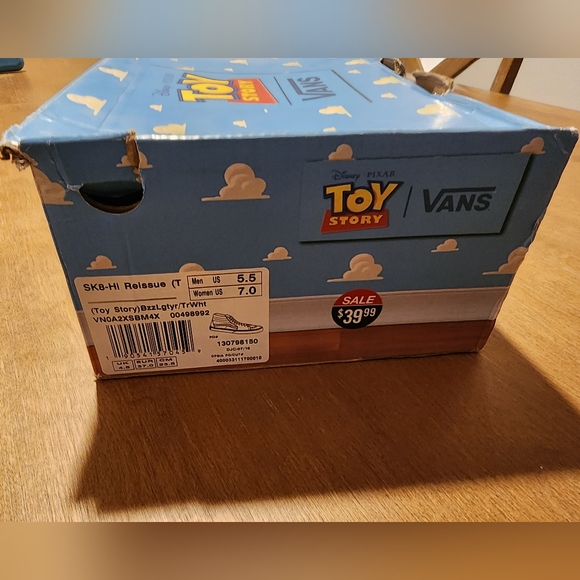 Vans Disney Toy Story Sk8 Hi Pixar Buzz Lightyear Suede Shoes Size Men’s 5.5 - Picture 10 of 11